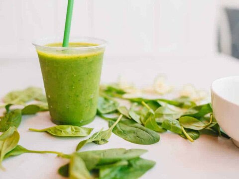 Smoothie detox aux épinards au thermomix