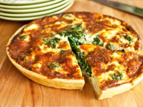 Tarte aux épinards et fromage au thermomix