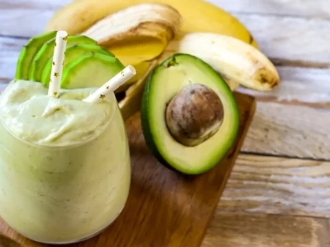 smoothie banane et avocat au thermomix