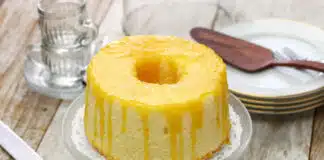 Chiffon cake au citron