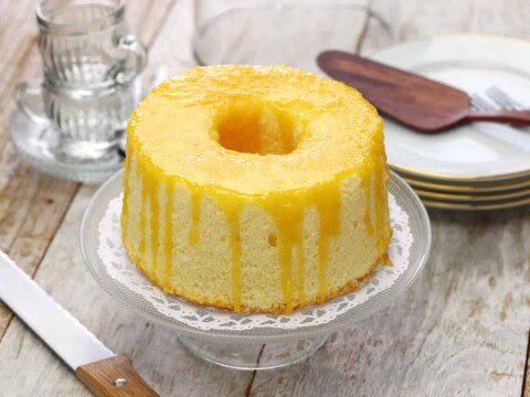 Chiffon cake au citron