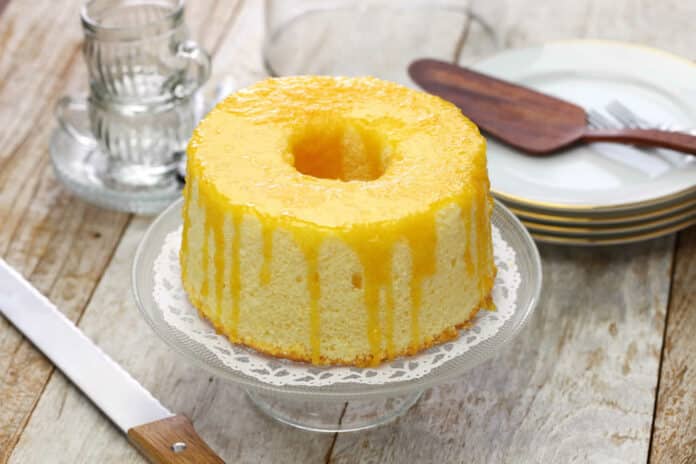 Chiffon cake au citron