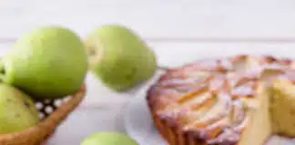 Délicieux gâteau aux poires