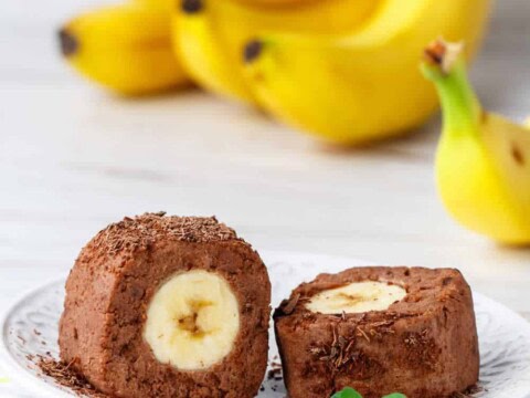 Gâteau roulé à la banane