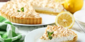 La tarte au citron meringuée faite à la maison