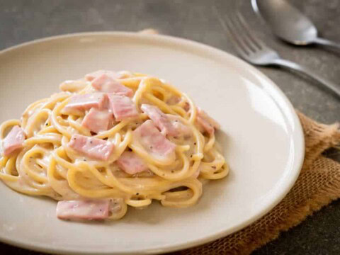 Pâtes au jambon au cookeo