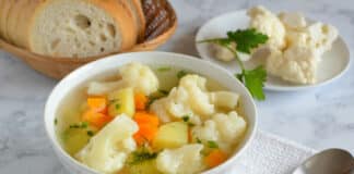 Soupe ultra légère et healthy