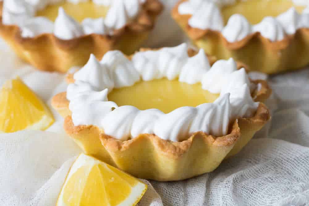 tartelettes au citron avec crème