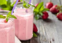 Comment faire un vrai milkshake à la fraise