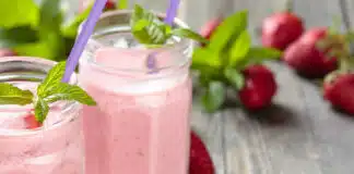 Comment faire un vrai milkshake à la fraise