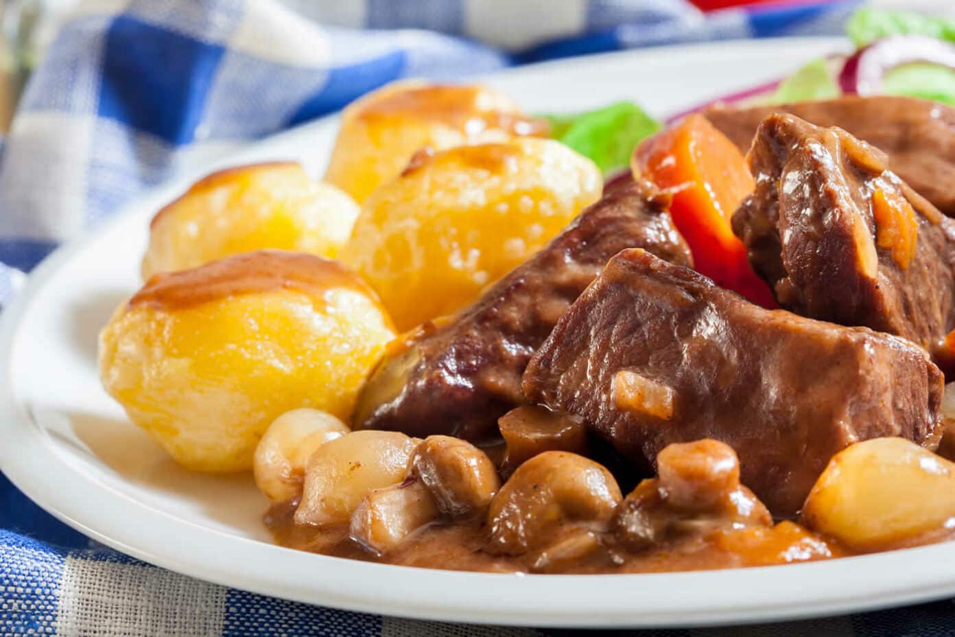 Recette Boeuf Bourguignon sans vin : un vrai délice de nos grands-mères.