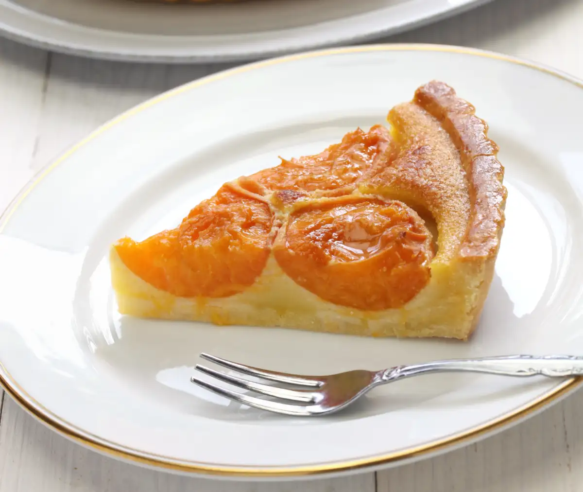 Tarte aux abricots en boite