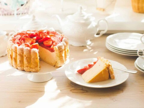 Charlotte aux fraises et mascarpone