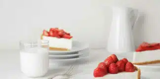 Dessert à la fraise sans cuisson