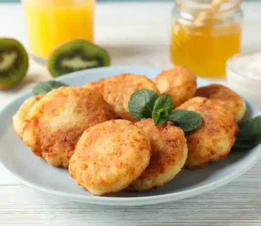 Pancake léger au fromage blanc