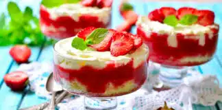 Tiramisu fraise et mascarpone