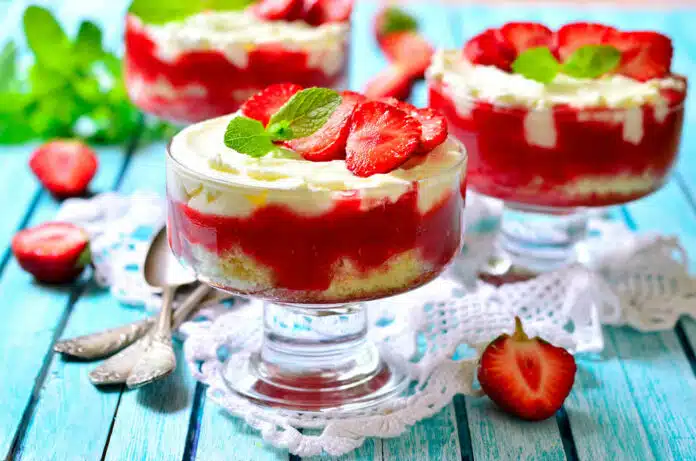 Tiramisu fraise et mascarpone