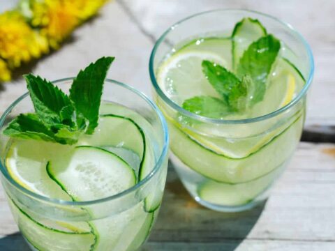 Boisson désaltérante lors de la canicule