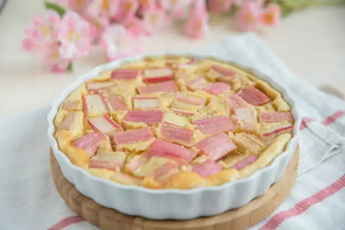 Comment faire du Clafoutis Rhubarbe