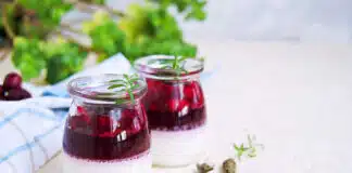 La meilleure recette de panna cotta cerises