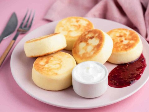 Pancakes au yaourt et vanille