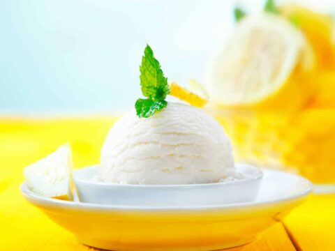 Recette de crème glacée au citron