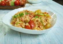 Risotto aux courgettes et tomates