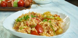 Risotto aux courgettes et tomates