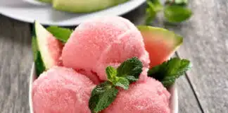 Sorbet à la pastèque