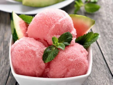 Sorbet à la pastèque