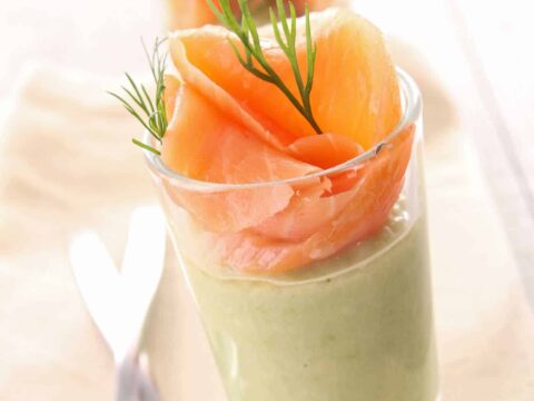 Verrine de courgettes au Boursin