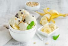 Glace à la banane sans sorbetière