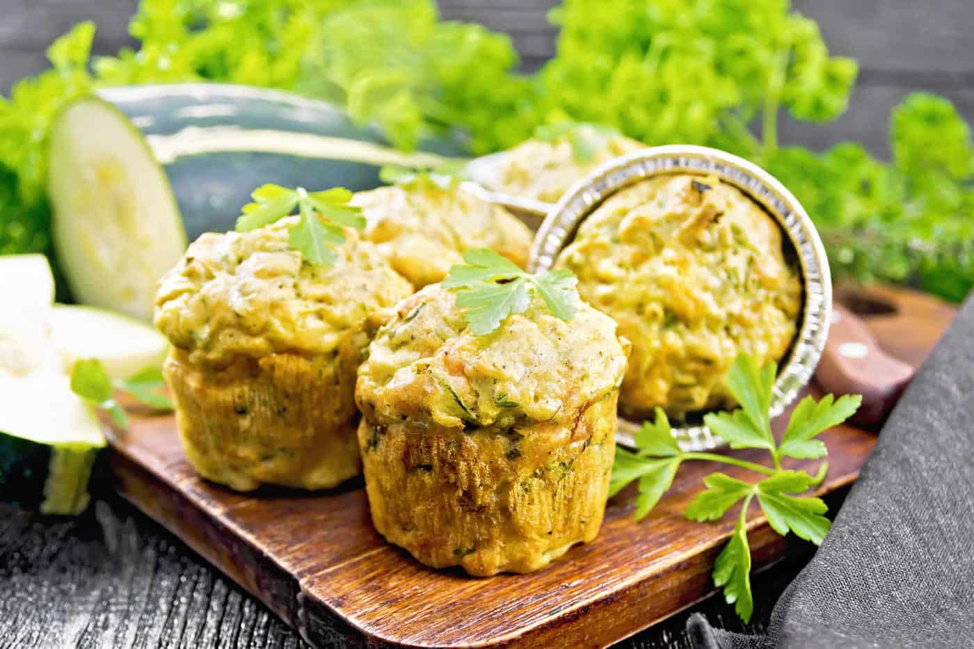 Muffins courgettes au fromage