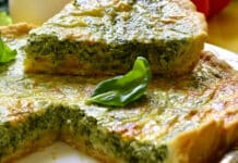 Quiche aux brocolis épinards et fromage
