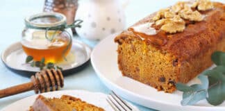 Cake aux carottes noix et miel
