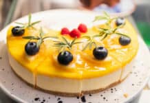 Cheesecake aux mangues et mascarpone