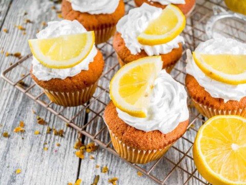 Cupcakes au citron et crème