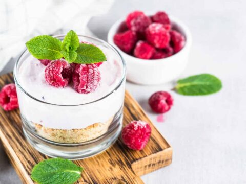 Dessert crémeux sans cuisson en verrines