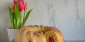 Gâteau au citron framboise et yaourt