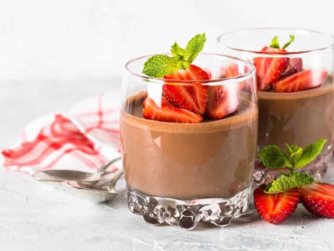 Panna cotta au chocolat rapide