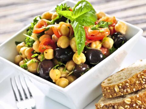 Salade de pois chiche aux zaatar