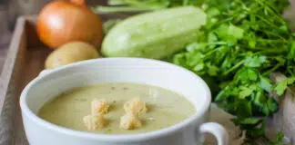 Soupe courgette pomme de terre au thermomix