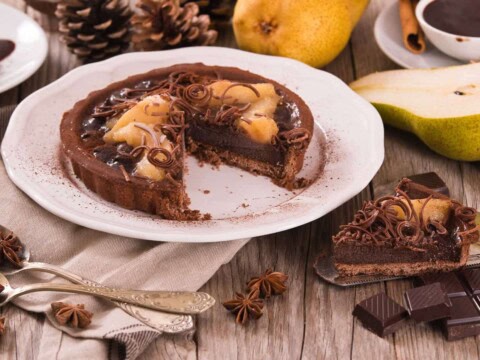 Tarte poires au chocolat