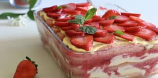 Tiramisu aux fraises ultra gourmand