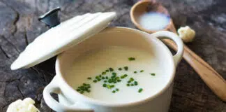 Velouté de chou-fleur crèmeux au thermomix