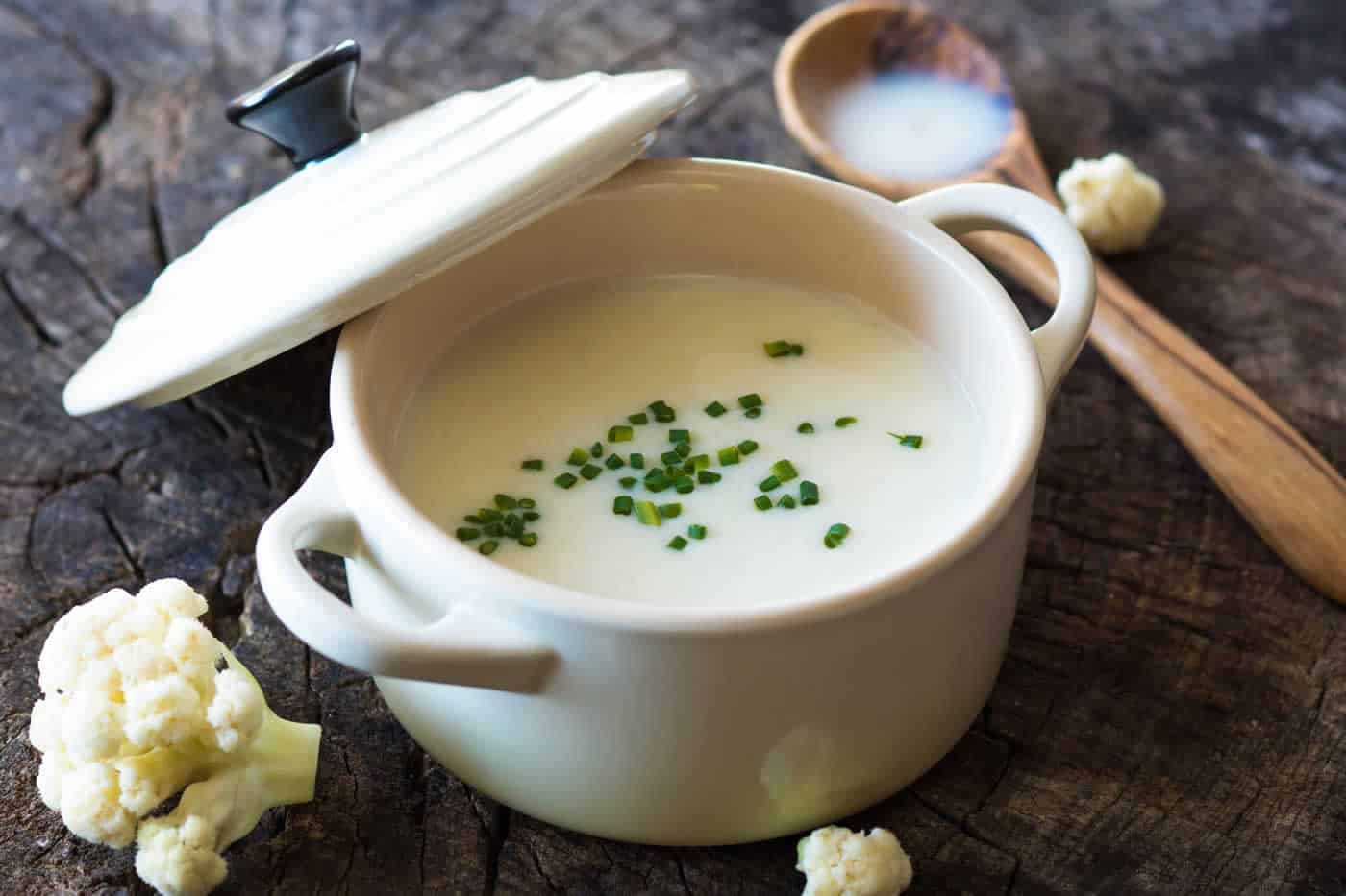 Velouté de chou-fleur crèmeux au thermomix