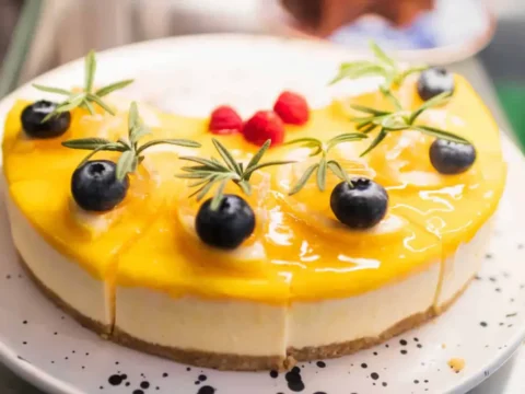 cheesecake aux mangues et mascarpone