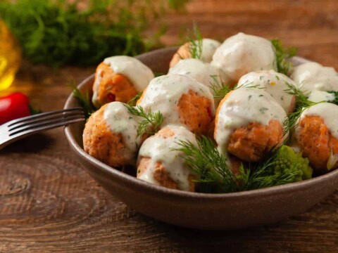 Boulettes de saumon au four
