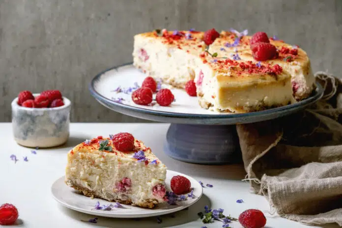 Cheesecake aux framboises parfait