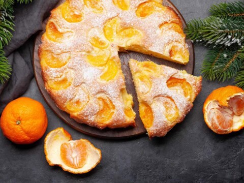 Gâteau dessert aux mandarines
